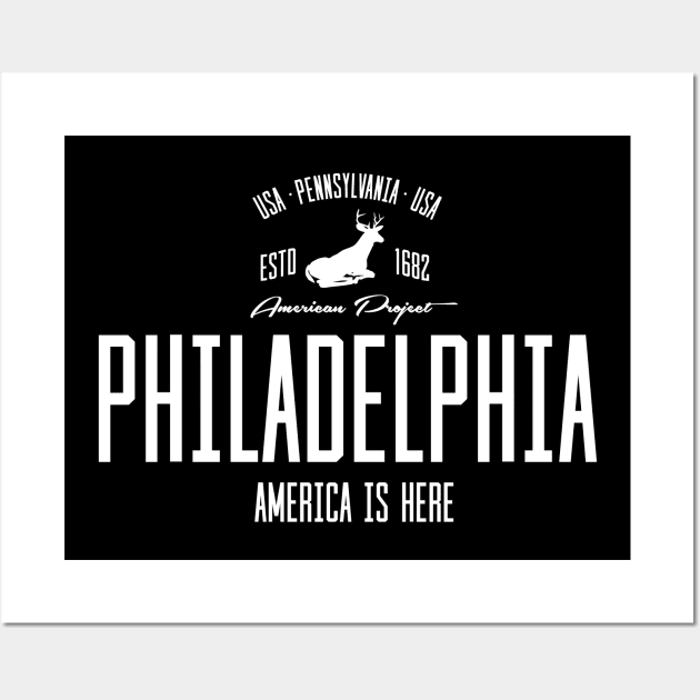 USA, America, Philadelphia, Pennsylvania Wall Art by NEFT PROJECT